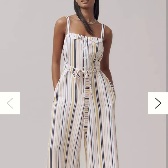 NWT Maeve Easy Sleeveless Shirting Jumpsuit Size XS - Picture 3 of 9